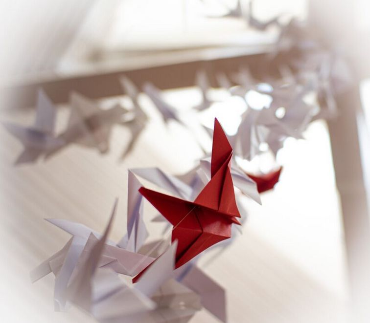 Weihnachtsstern aus Papier