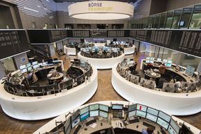 Handelsraum der Frankfurter Börse 