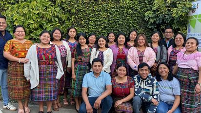 Stipendiat*innen der Partnerorganisation ASECSA aus Guatemala