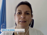 Rede von Juliette de Rivero, Vertreterin der UN-Hochkommissarin für Menschenrechte in Kolumbien