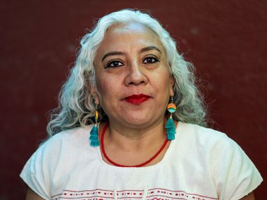 Oaxaca, Mexiko, 24.11.2025: Portrait Yésica Sànchez Maya, Menschenrechtsanwältin und Leitung Consorcio. Partnerorganisation: Consorcio