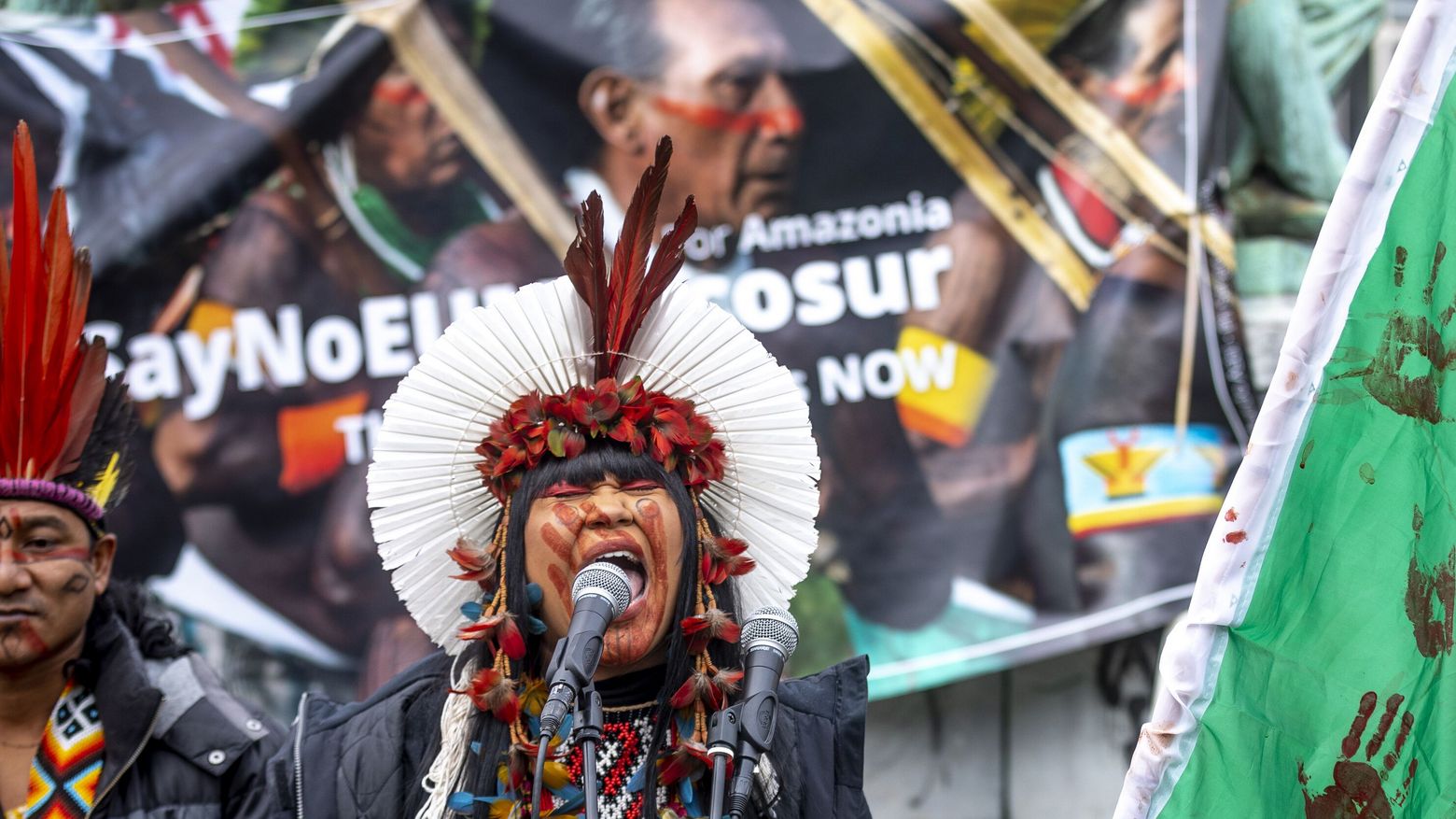 Demonstration gegen das EU-Mercosur-Abkommen