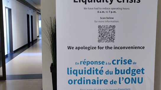 Wegen der Finanzkrise müssen UN-Agenturen ihre Arbeit einschränken.