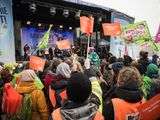 Rund 27.000 Menschen sind für eine Wende in der Agrarpolitik und eine klimaschonende Landwirtschaft auf die Straße gegangen. 