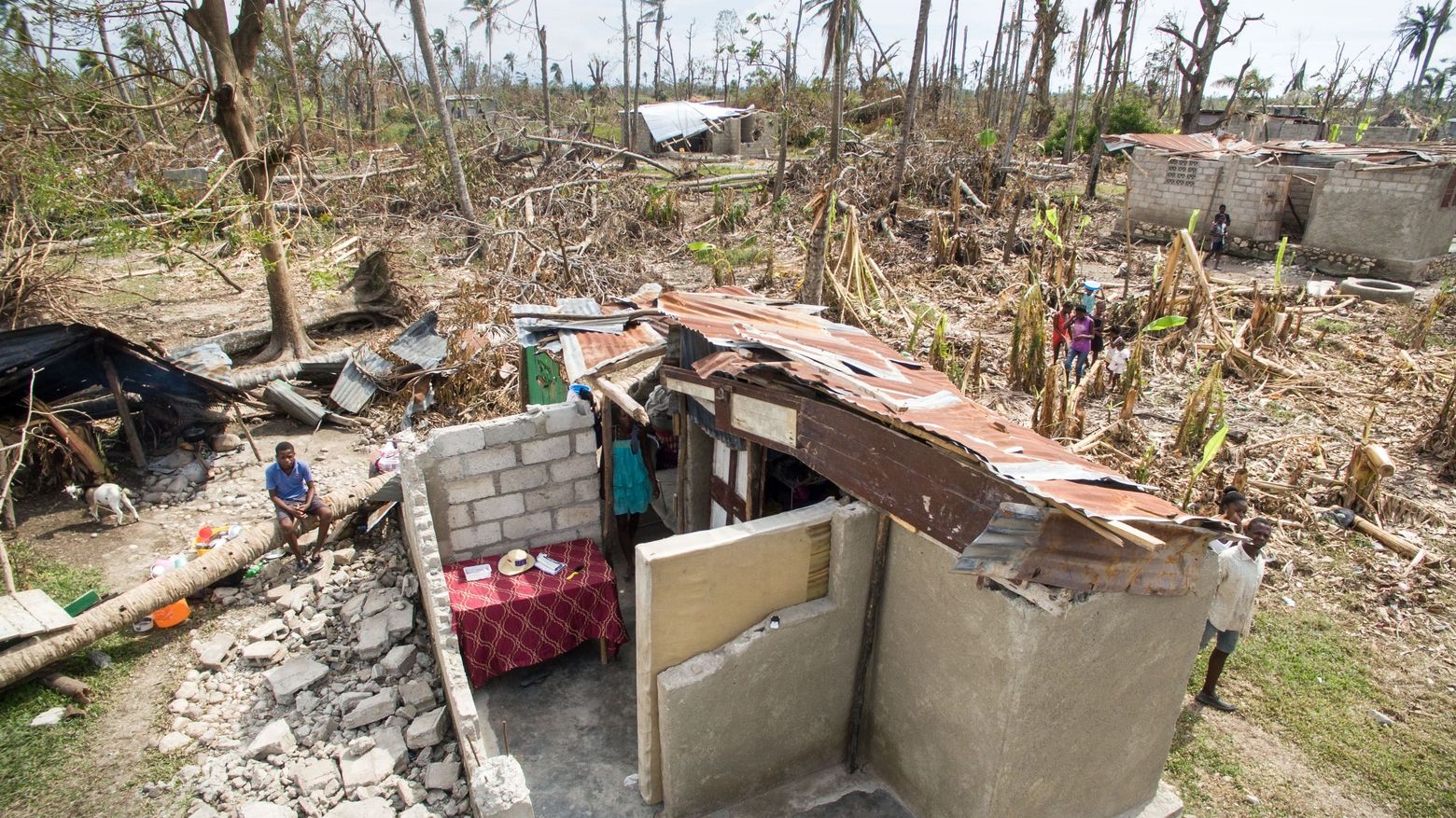 Haiti nach dem Hurrikan Matthew, 2016