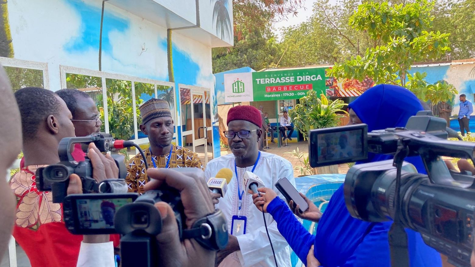 Großes Medieninteresse begleitete die Konferenz in Niamey.