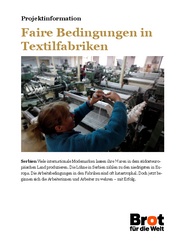 Projektinformation Serbien