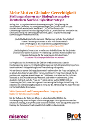 Kommentierung Deutsche Nachhaltigkeitsstrategie 2024