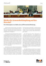 Armut entschieden bekämpfen