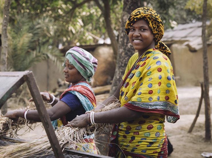 Indigene Kleinbauern in Bangladesch