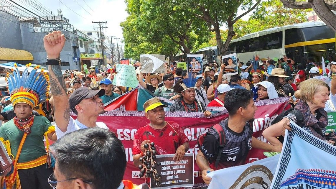 Ziviler Protest auf den Straßen Beléms