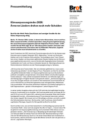 Pressemitteilung zum Anpassungsindex 2026