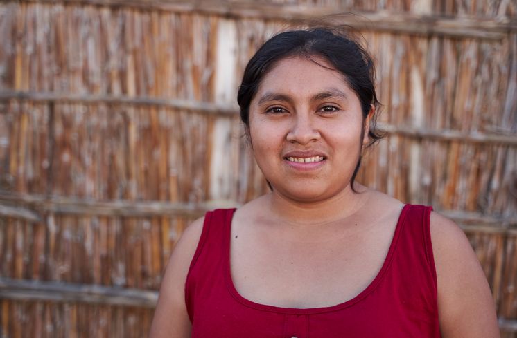 Frau in Peru