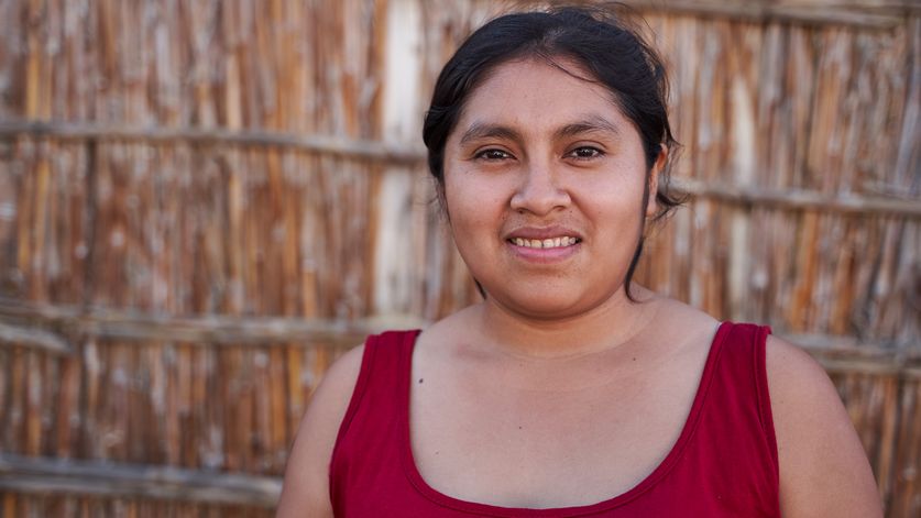 Frau in Peru