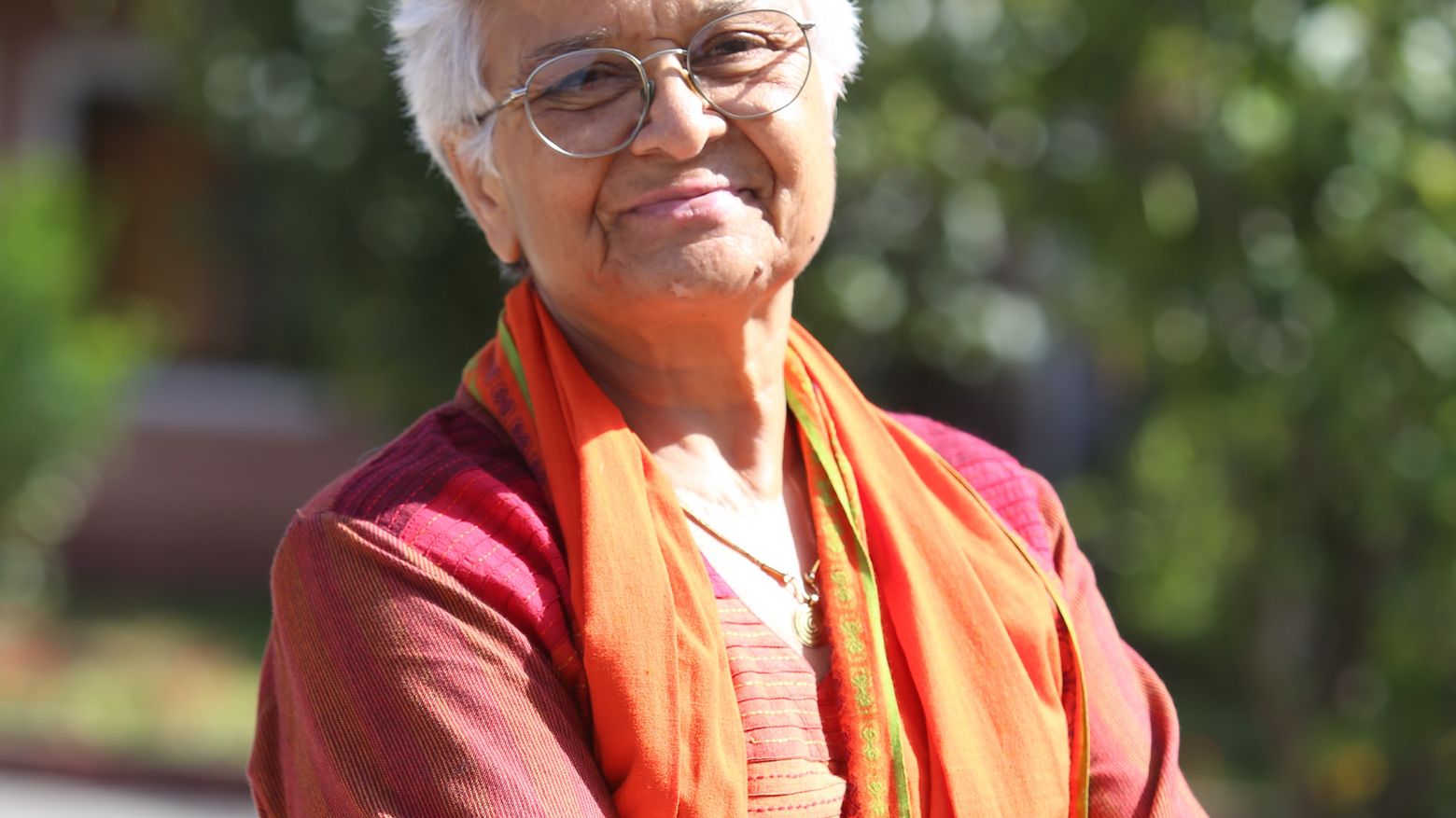 Frau Kamla Bhasin, Neu Delhi, Indien