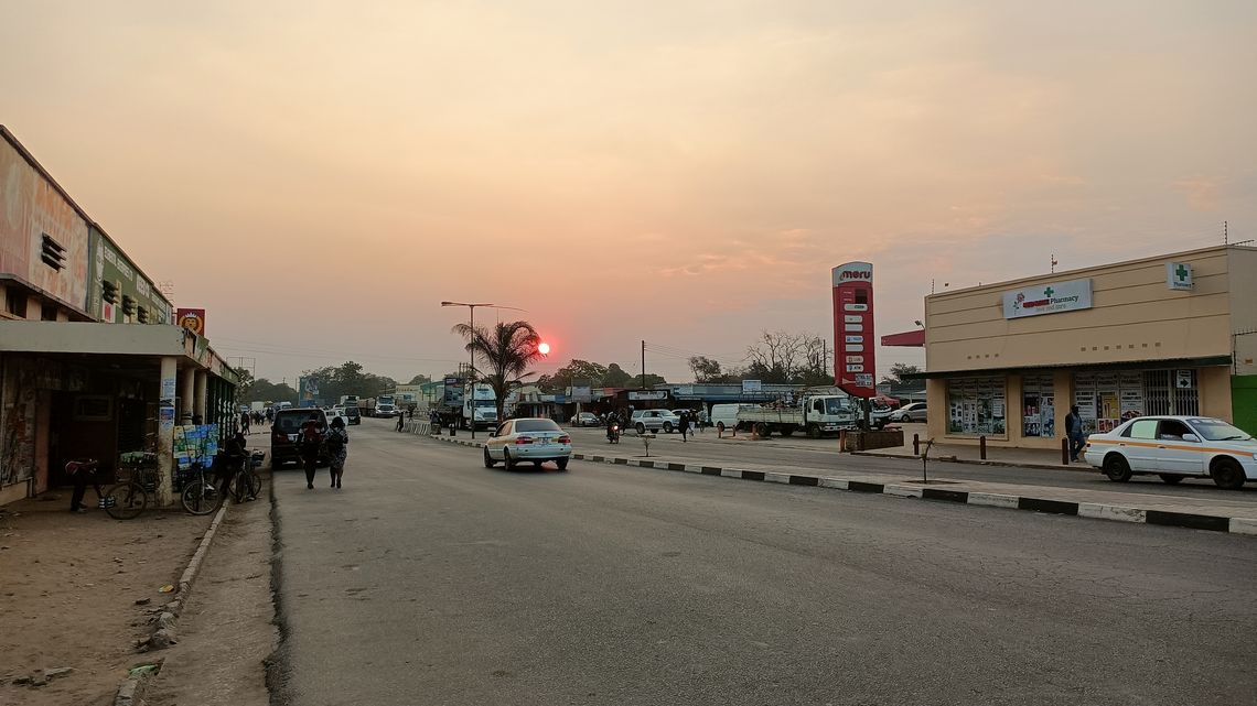 Hauptstraße in Kabwe
