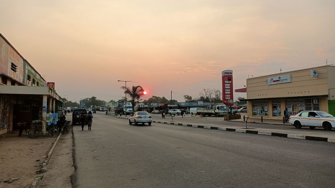 Hauptstraße in Kabwe