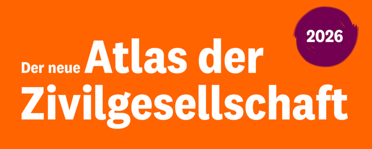 Ankündigung zum neuen Atlas der Zivilgesellschaf