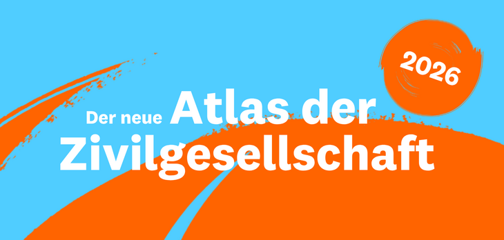 Ankündigung zum neuen Atlas der Zivilgesellschaf