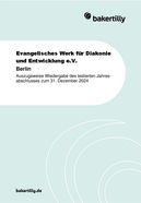 Bilanz zum 31. Dezember 2024