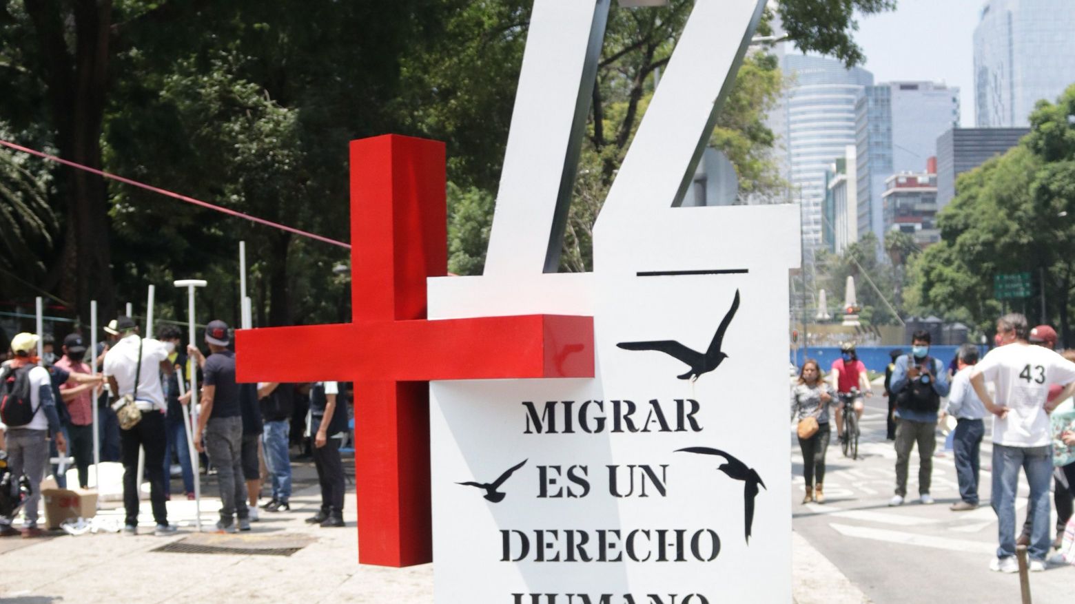 Protestaktion in Mexiko-Stadt