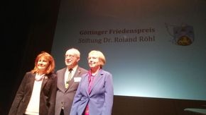 Göttinger Friedenspreis Verleihung des Göttinger Friedenspreises an Hanne M. Birckenbach am 11.3.2023
