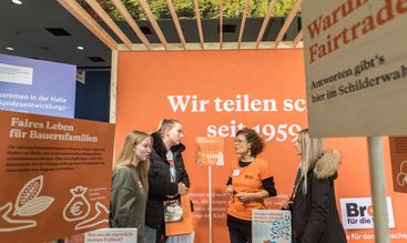 Erzählen Sie, was Brot für die Welt leistet 