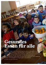 Eröffnungsprojekt zur 58. Aktion: Gesundes Essen für alle in Brasilien