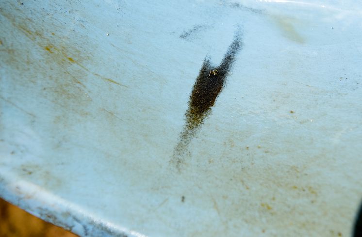 Goldkrümel, in der Nähe von Moroto, Karamoja, Uganda