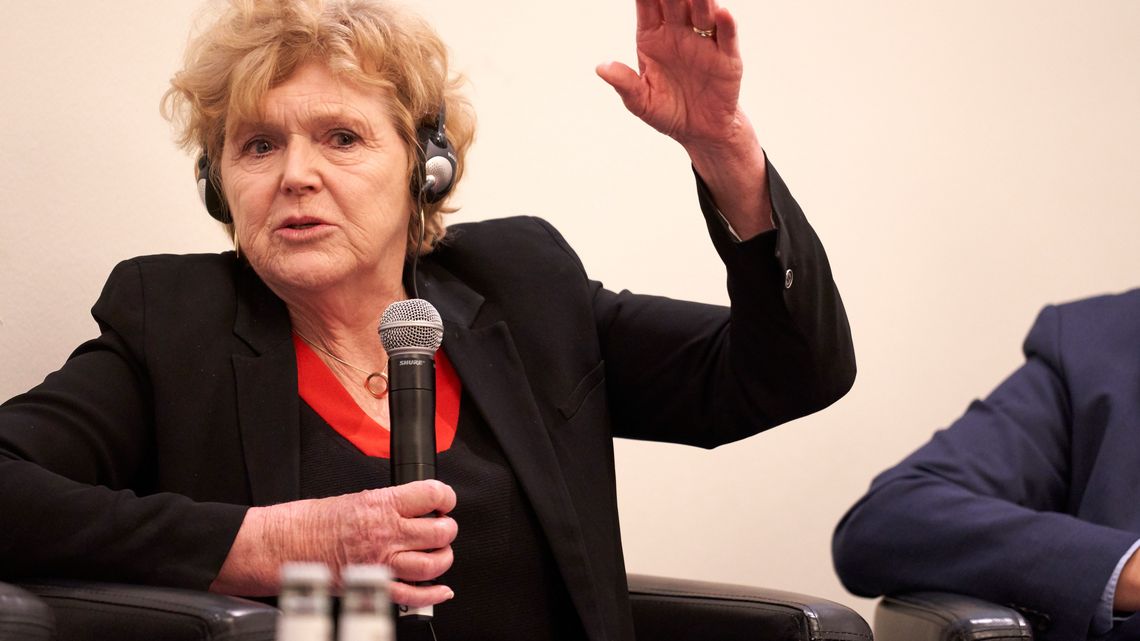 Mary Lawlor, UN-Sonderberichterstatterin für Menschenrechtsverteidiger:innen