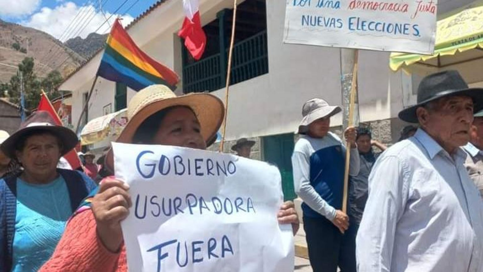 Protest Peru Unterdrückung