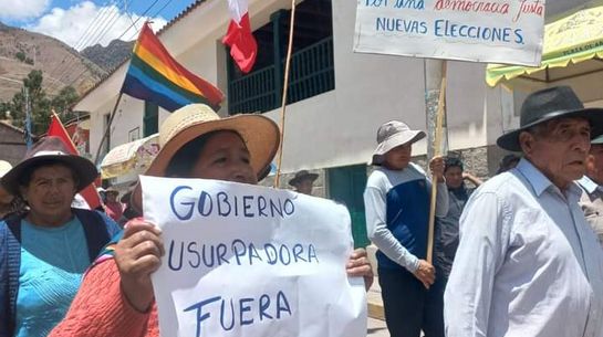 Protest Peru Unterdrückung